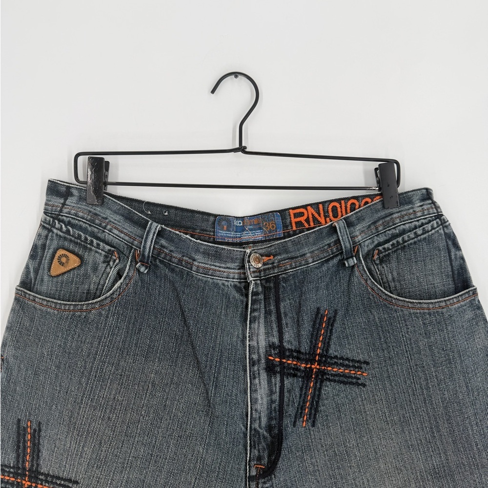 Vintage Y2K Akademiks Baggy Denim Embroidered Men’s Shorts